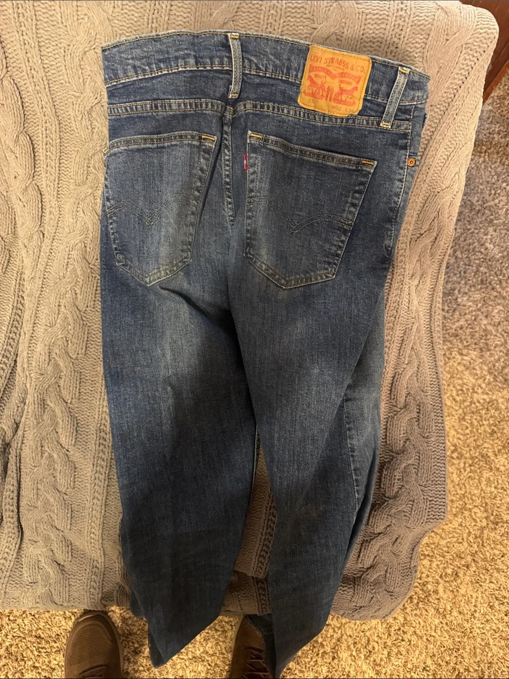 Levi's 510 Relaxed Fit Blue Denim Jeans W 32 L 34